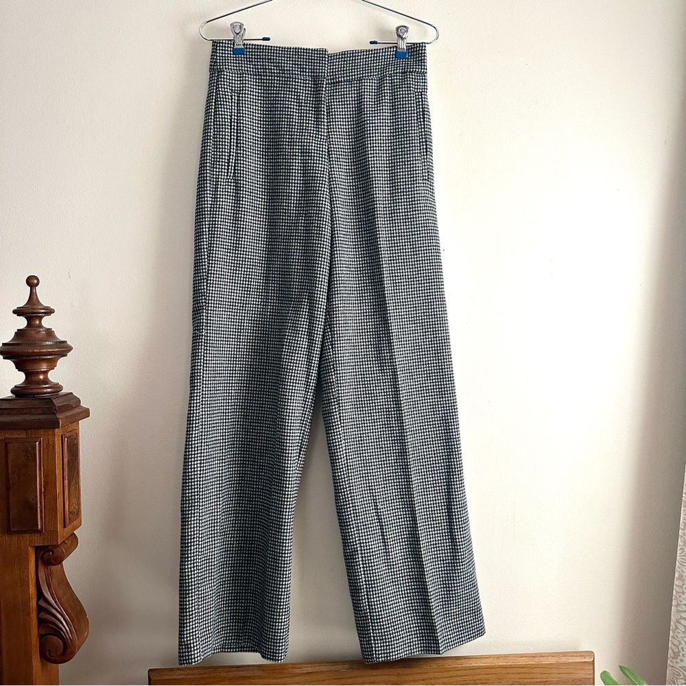 Emma Willis • Houndstooth Wide‎ Leg Trouser Pant